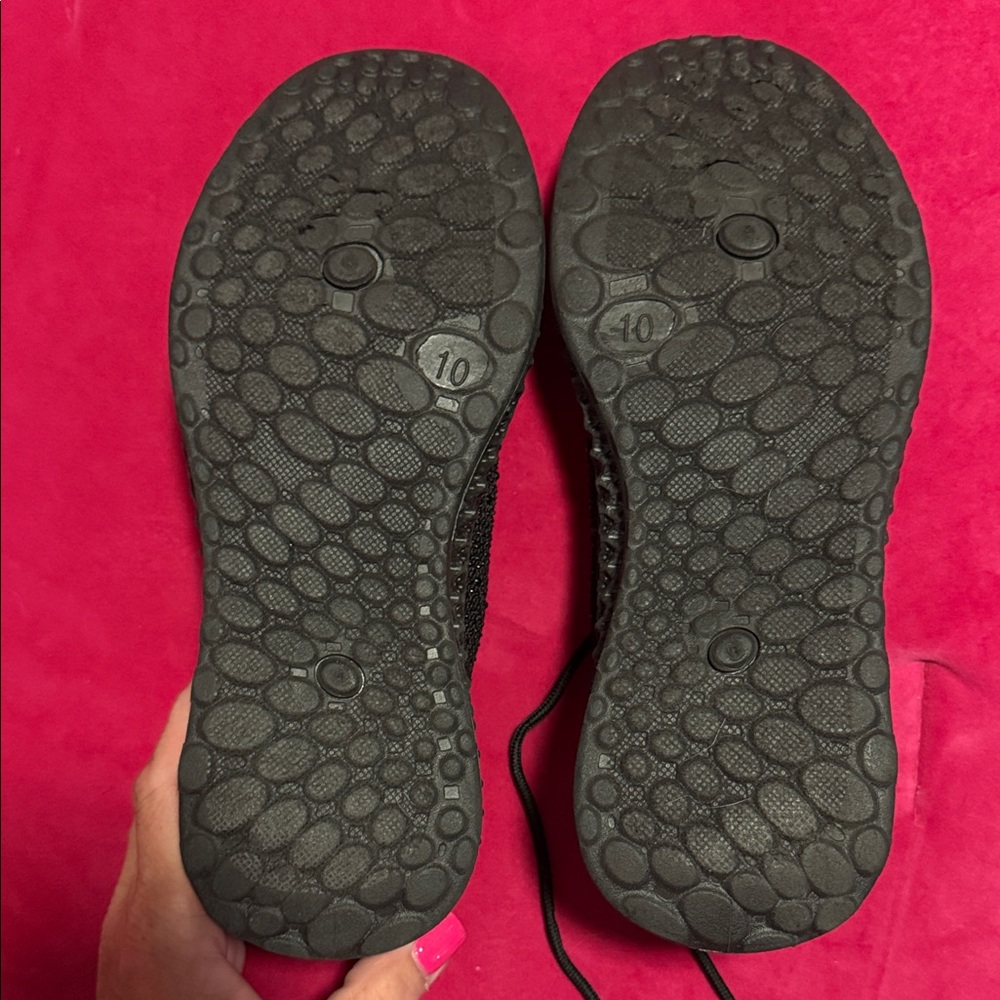 Black Knit Sneakers - Picture 6 of 6